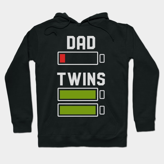 Dad Of Twins Hoodie by animericans